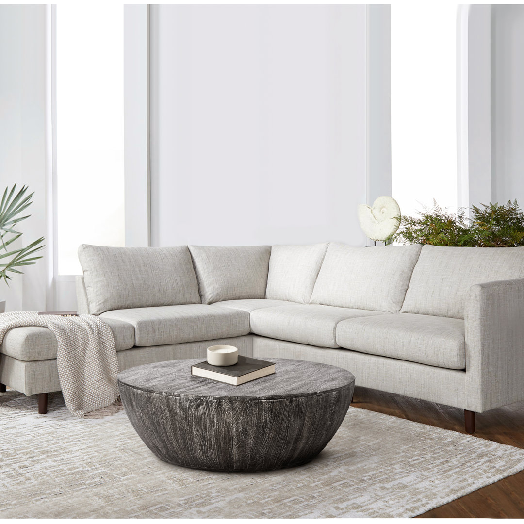 Teasdale Solid Wood Single Drum Coffee Table